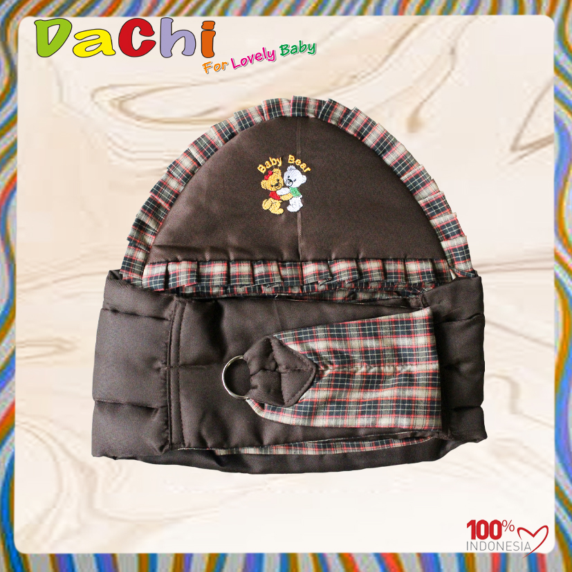Gendongan Bayi Samping Topi Bordir Twill Dachi (G012)