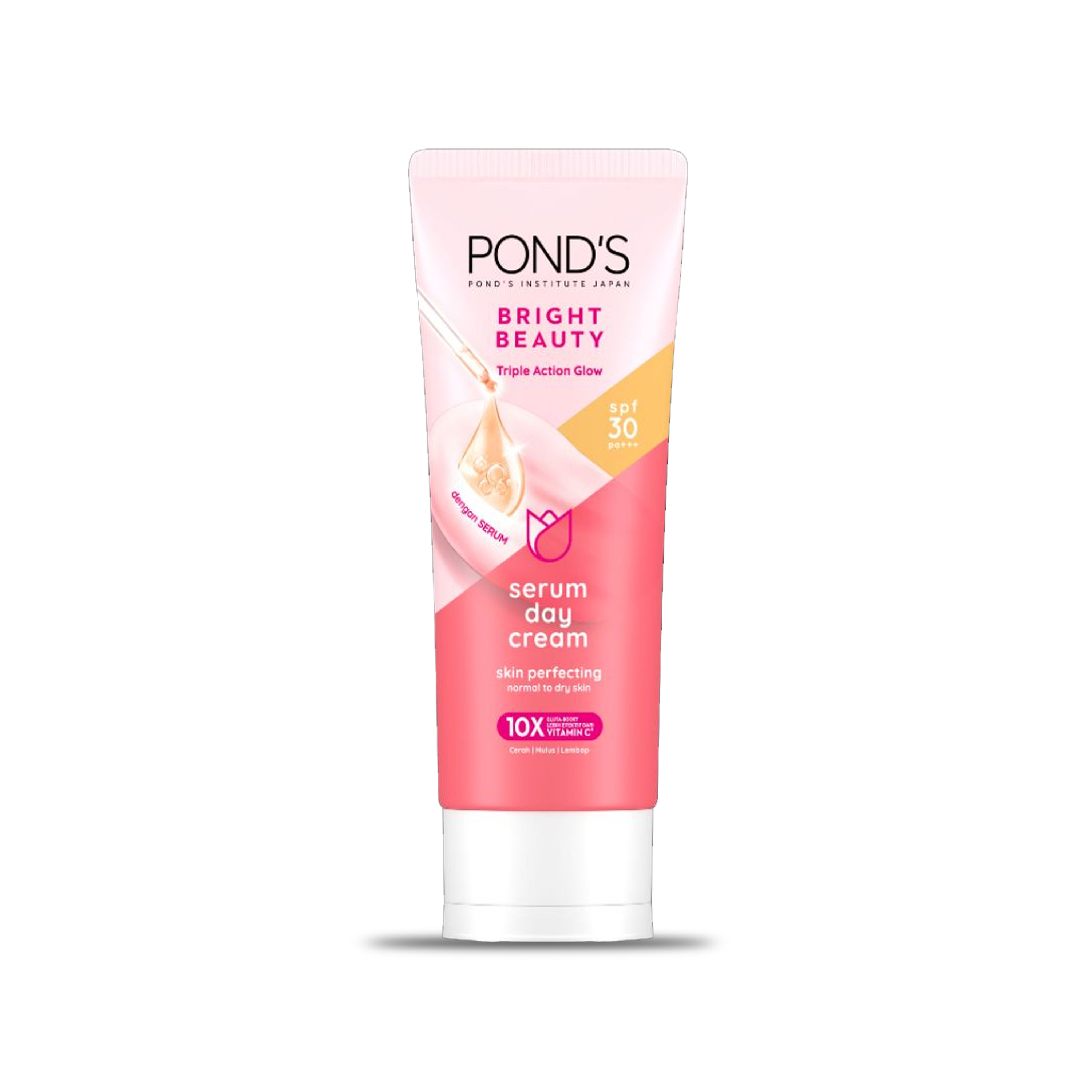 POND'S Ponds Bright Beauty Skin Perfecting Cream SPF 30 PA+++ for Dry Skin 20 gr /  Pelembab Siang Kulit Kering