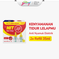 Hit Good Knight Refill Fresh 2x35ml - Obat Nyamuk Elektrik - Bunuh Nyamuk Penyebab DBD
