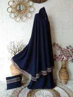 Mukena crincle airflow renda import rasheda series 3in1 jumbo
