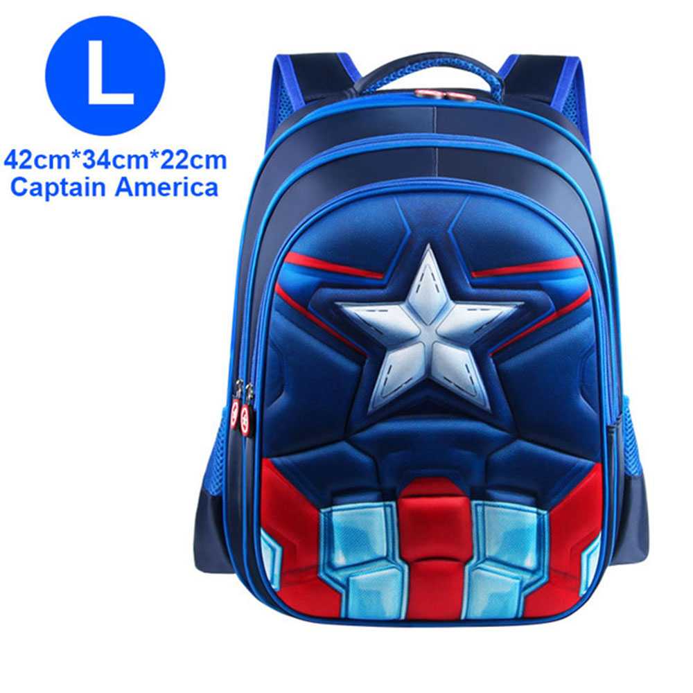 Tas Sekolah SD laki laki Captain America - Kapten amerika anak cowo murah berkualitas impor