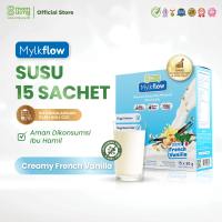 [ISI LEBIH BANYAK] Mom Uung NEW Susu Mylkflow (15 Sachet) Belgian Choco / French Vanilla / Tokyo Creamy Banana -  ASI Booster Susu Pelancar ASI