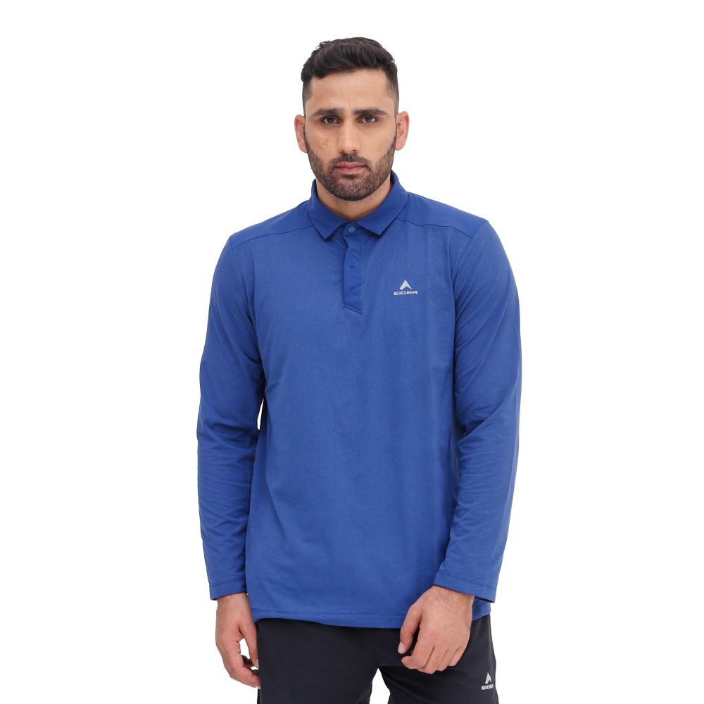 910008197 MEN'S R TRIPA LS POLOSHIRT