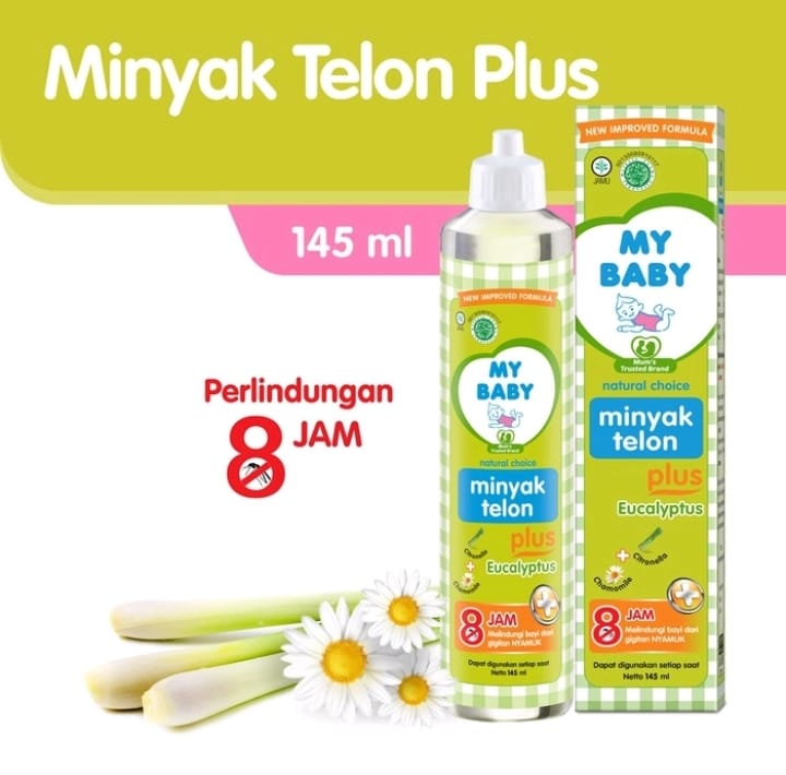 My Baby Minyak Telon Plus Eucalyptus 150ml(2pcs) murah gratis ongkir