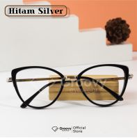 Groovy Eyewear - Kacamata Ayana Cat Eye Normal Minus Cylinder Antiradiasi Uv