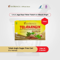 [Exclusive Lazada] Tolak Angin Bebas Gula Cair Herbal 6 Box Isi 30 Sachet