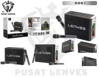 S861 - Speaker LENYES S-861 150W KTV RGB LED Light Wireless Speaker + Microphone Karaoke Bluetooth 5.0 Portable High Power