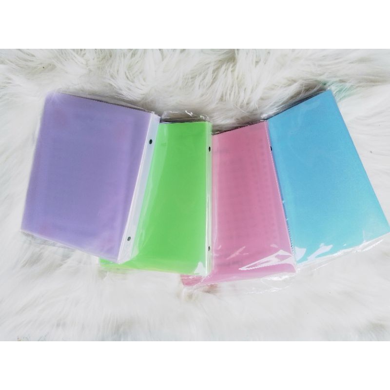 1 PAKET BINDER BUDGETING PASTEL A5 20 LUBANG