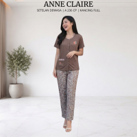 ANNE CLAIRE | CP Dewasa Lengan Pendek - Celana Panjang All Size Baju Tidur Wanita Babydoll Mamasize