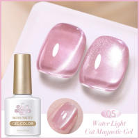 BPOM Certified BORN PRETTY Water Light Cat Magnetic Gel Set 10ml 6pcs Red Eye Polish Kutek Nail Kit Kutek