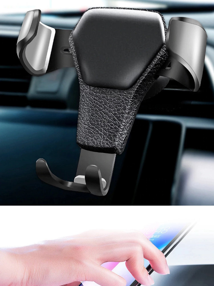 Phone Holder Air Vent Lubang AC Tempat HP Mobil Car Gravitasi