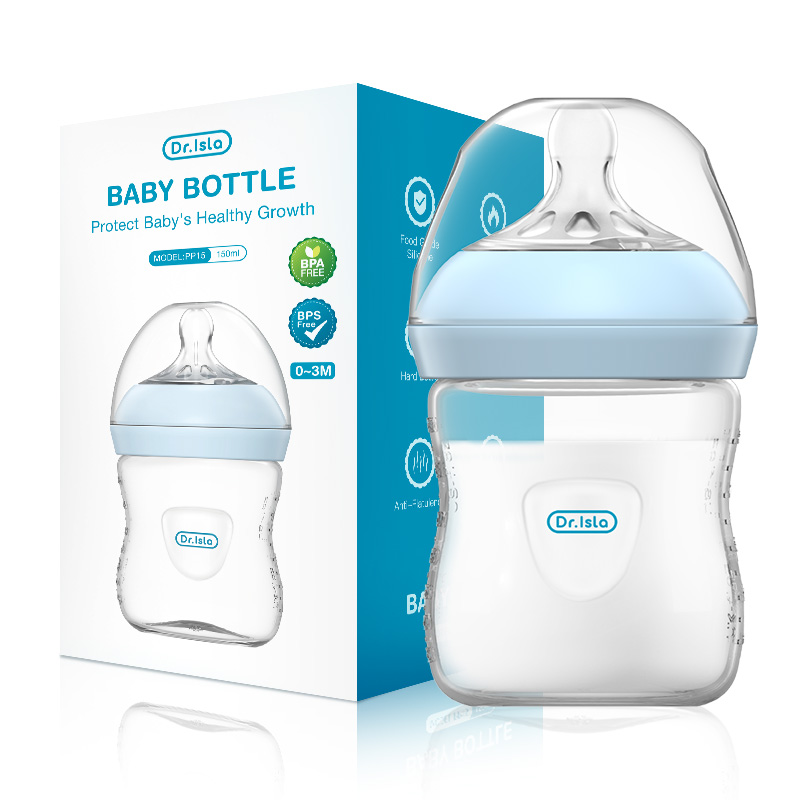 Dr.isla Dot Bayi Botol Susu 330Ml / 240MI /150Ml Botol susu bayi newborn BPA Free Botol Minum Bayi PP Botol Minum Anak BYP06/BYP07 dot botol susu botol susu bayi 0 6 bulan