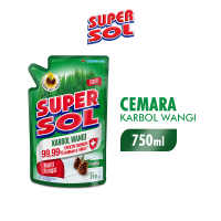 SUPERSOL Pembersih Lantai Karbol Cemara 750ml