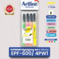 ARTLINE Spidol Supreme Highlighter Marker EPF-600/4PW1