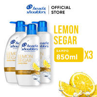Head & Shoulders Shampoo Anti-Dandruff Lemon Fresh 850ml [Single / Hemat x3]