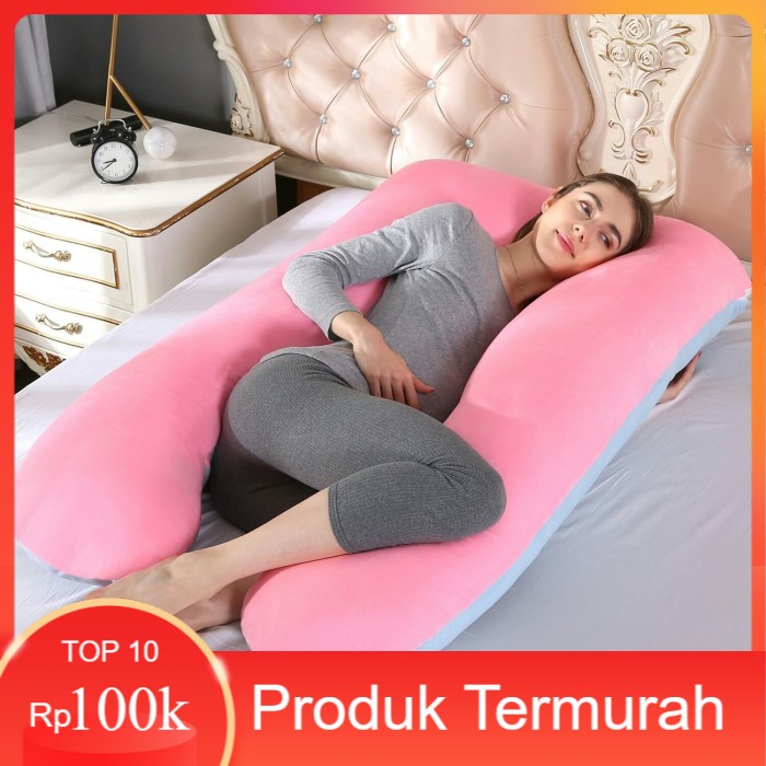 Bantal Hamil /Maternity pillow size120x80 bantal ibu hamil tidur lebih nyaman