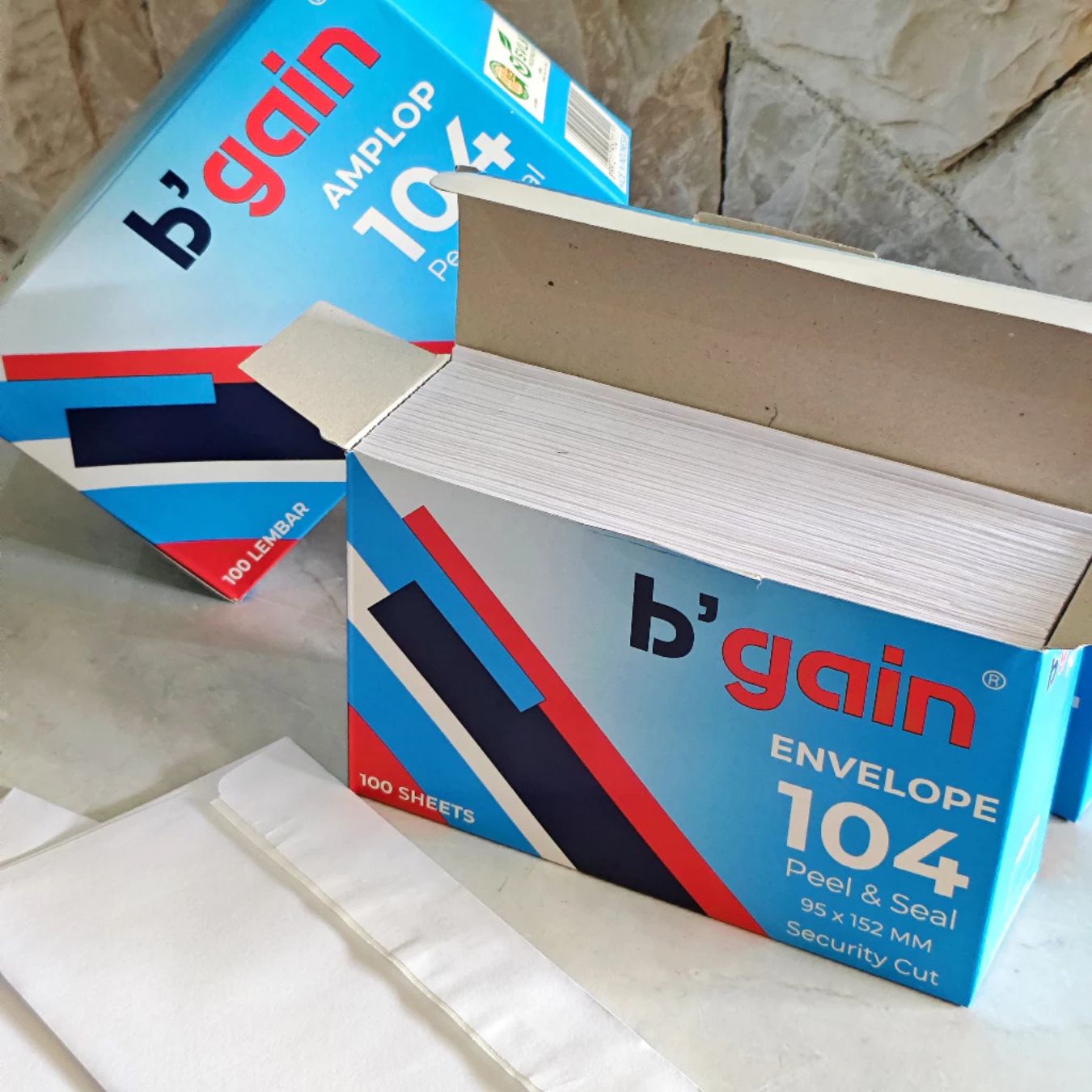 (1 PAK ISI 100 PCS ) Amplop Bgain / Amplop Putih Polos / Amplop Air Mail (104) Bgain / Amplop Kantor Pos / Bisa Bayar Di Tempat / Millenium Store