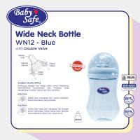 Baby Safe Botol Susu Bayi Anti Kolik Wide Neck Warna-Warni dengan Lembut & Teat Wide - Unisex