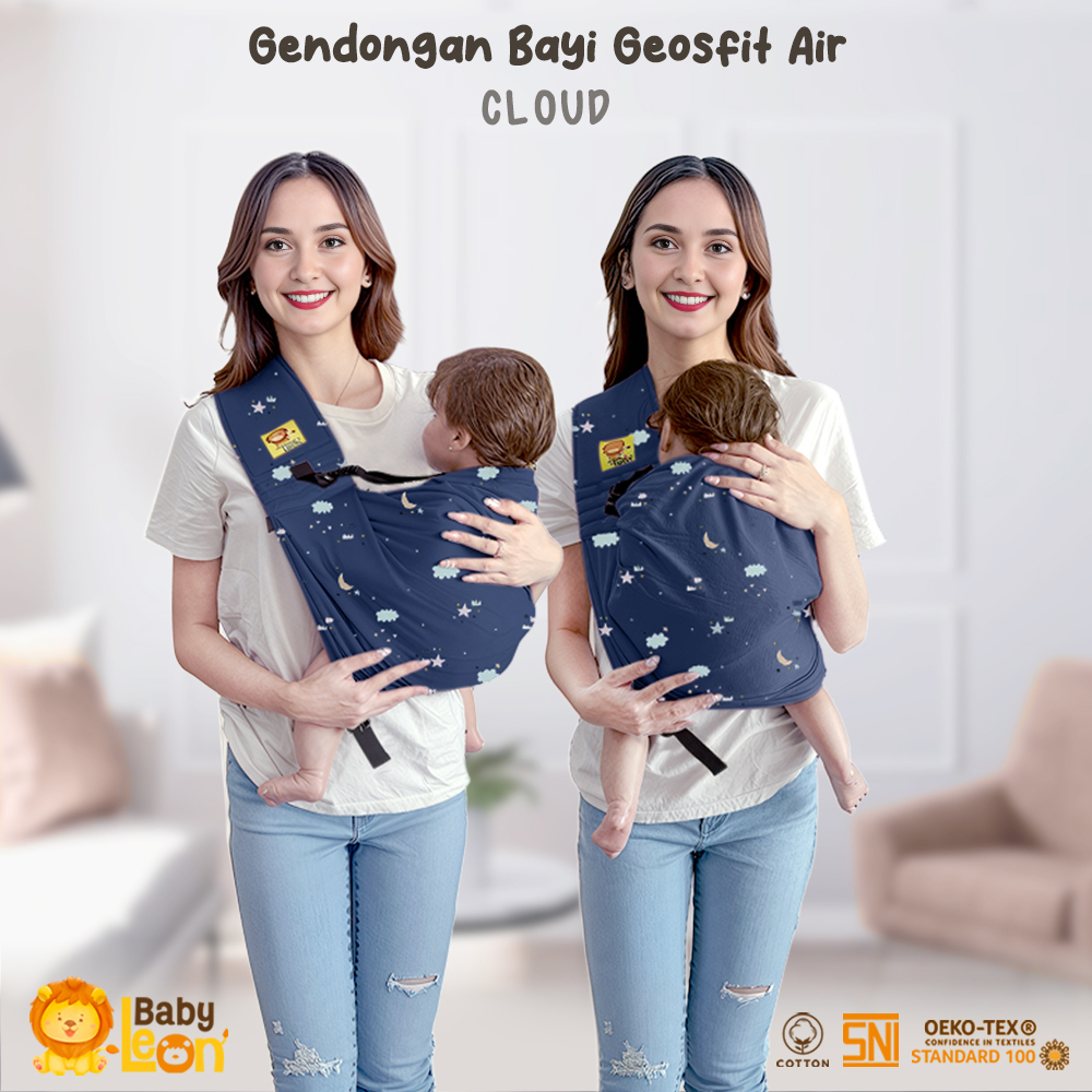 BABYLEON Gendong Bayi 0-3Th Geosfit Air Gendongan Bayi Samping SSC Gendongan Bayi Instan M Shape Newborn BY-44-20 Perlengkapan Bayi Baru Lahir