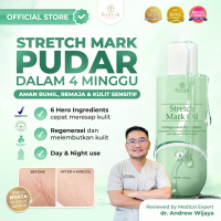 Rintik Skincare Stretch Mark Oil - Pudarkan Stretchmark Selulit Bekas Luka mengandung Collagen & Stem Cell Infused 90ml