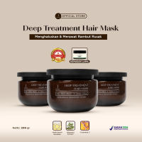 3PCS Jevarine Deep Treatment Hair Mask - Perawatan Rambut Agar Tetap Sehat  Lembut & Berkilau