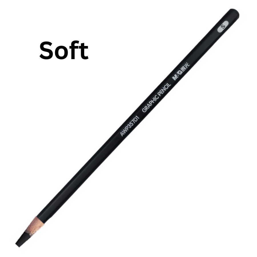 M&G Pencil Graphic Charcoal - Pensil Kayu Arang