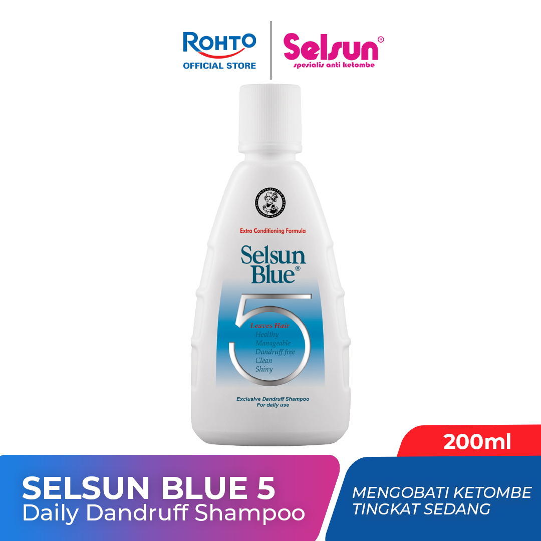 Selsun Blue 5 Exclusive Dandruff Shampoo - 200ml (Reduce dandruff and prevent dandruff recommende...