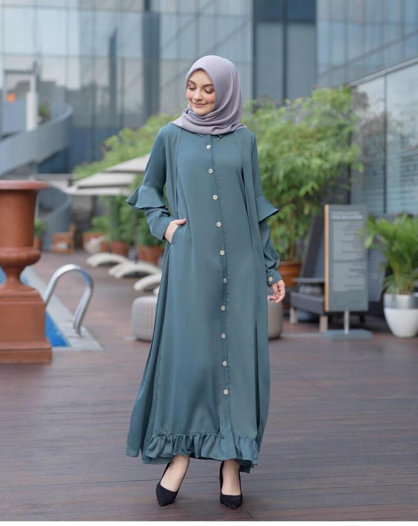 Baju Muslim Modern Gamis NEW DIVA MAXI Moscrepe Baju Gamis Terusan Wanita Paling Laris Dan Trendy Baju Panjang Polos Muslim Dress Pesta Terbaru Maxi Muslimah Termurah Pakaian Modis Simple Casual Terbaru 2019