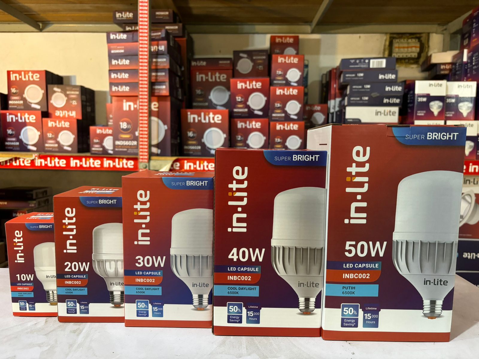 INBC002 50W LAMPU LED IN LITE CAPSULE BOHLAM KAPSUL INLITE 50W 50 W 50WATT 50 WATT INBC002