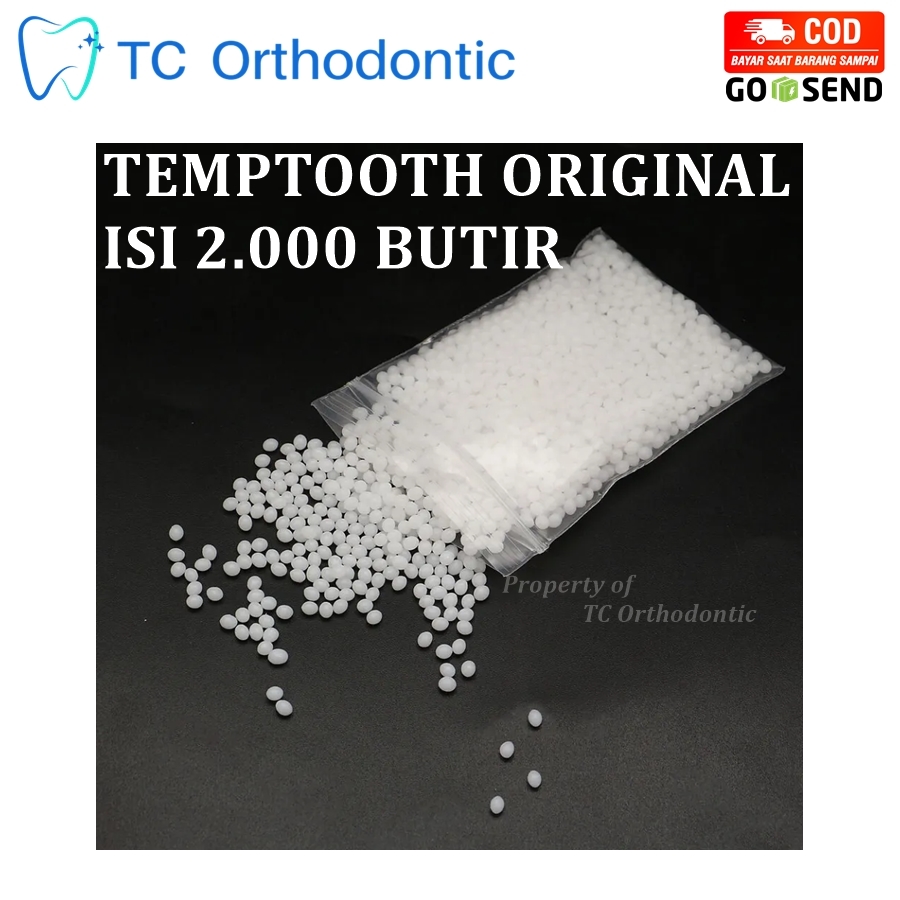 Temptooth Isi 2.000 Butir Penambal Gigi Bolong dan Patah