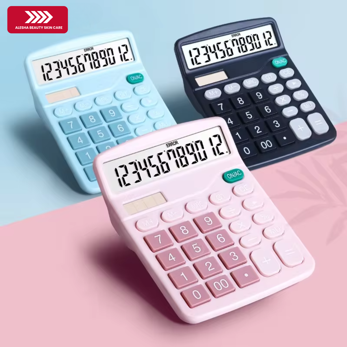 Original - Kalkulator 12 Digit Electronic Calculator Kalkulator Dagang