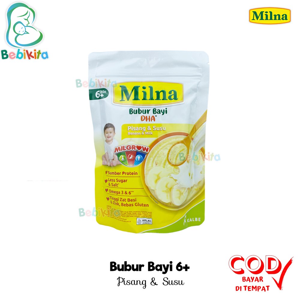 Bebikita Milna Bubur Bayi 6-12 Bulan Makanan Pendamping ASI Bayi 120gr