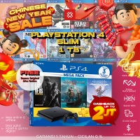 SONY PS4 Slim 1TB / 1000GB Hits Playstation 4 Bundle Hit Games