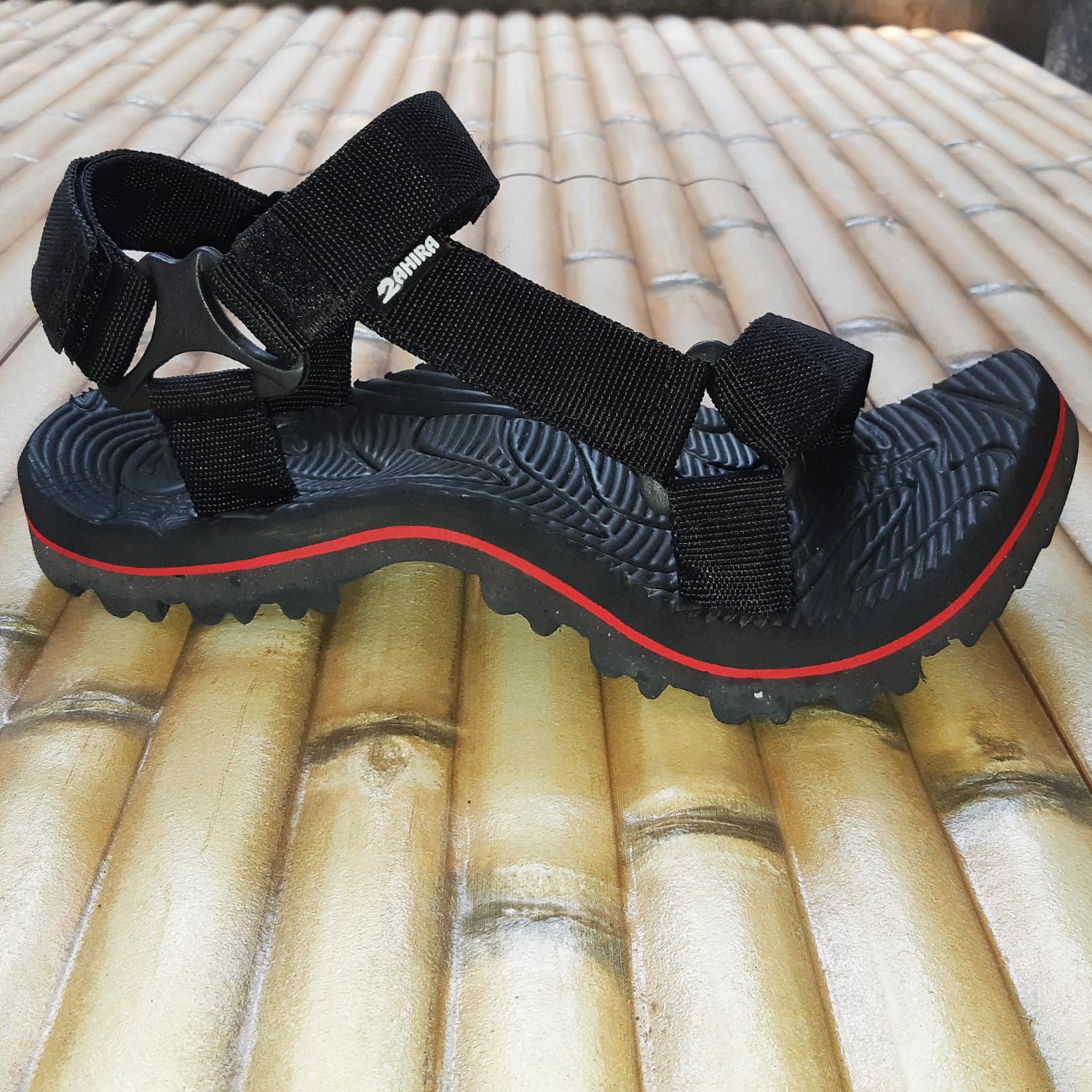 Sendal Gunung Outdoor Pria Wanita Zahira - ZST - Hitam Januari 2019 - 3 Sendal Gunung Outdoor Pria wanita Zahira - ZST - Hitam - 3