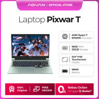 ADVAN Laptop Gaming Pixwar Touchscreen | Ryzen 7 6800H | 16GB/512GB | Display 156 Inch FHD Touchscreen | Garansi Resmi  1 Tahun