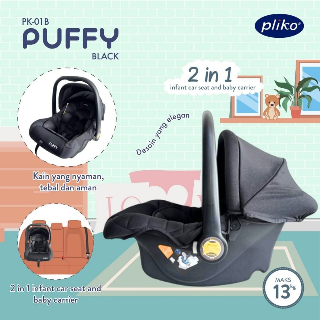 Car Seat Pliko 01 & 02 B Tempat Duduk Bayi Di Mobil