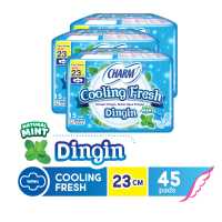 CHARM Pembalut Cooling Fresh 3x23cm Wing 15 pads