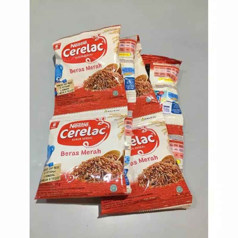 Nestle Cerelac Bubur Sereal Bayi Sachet 20gr Makanan Mpasi Baby usia 6 bulan ke atas 8pcs