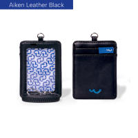Wallts Aiken Leather - Lanyard Name Tag Id Card