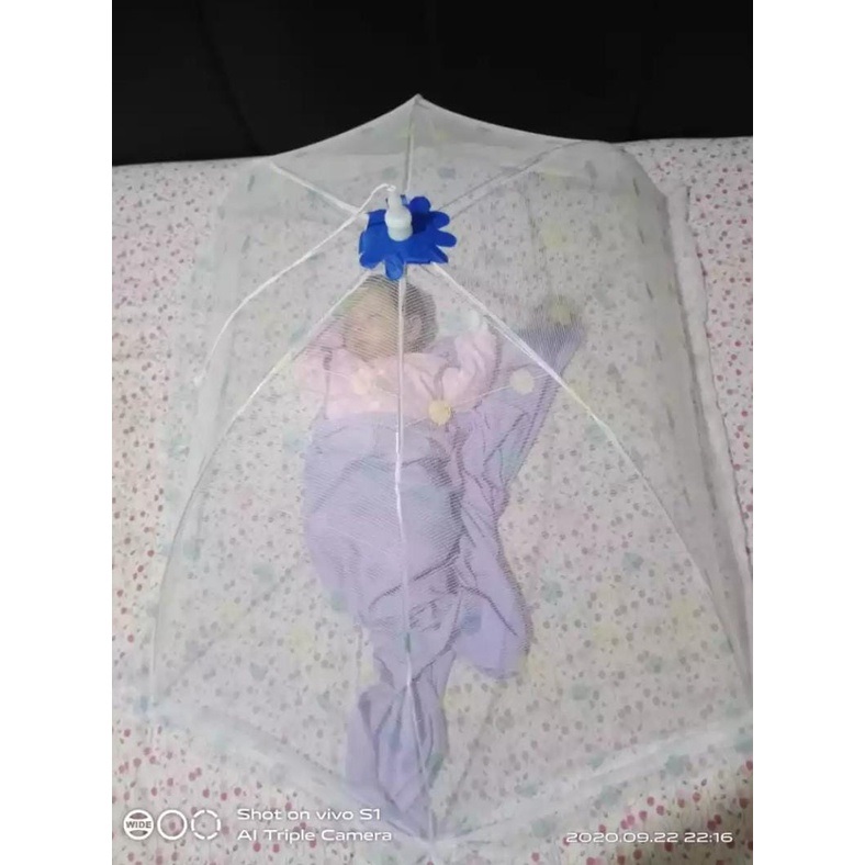 Kelambu Kojong Bayi Jumbo Anti Nyamuk Pilih Warna