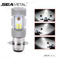 SEAMETAL LED Lampu Motor Lampu Motor Depan Super Terang Lampu Led Motor Depan H6 P15D Bohlam Lampu Motor Super Terang Lampu Depan Led Super Terang Canbus 12V