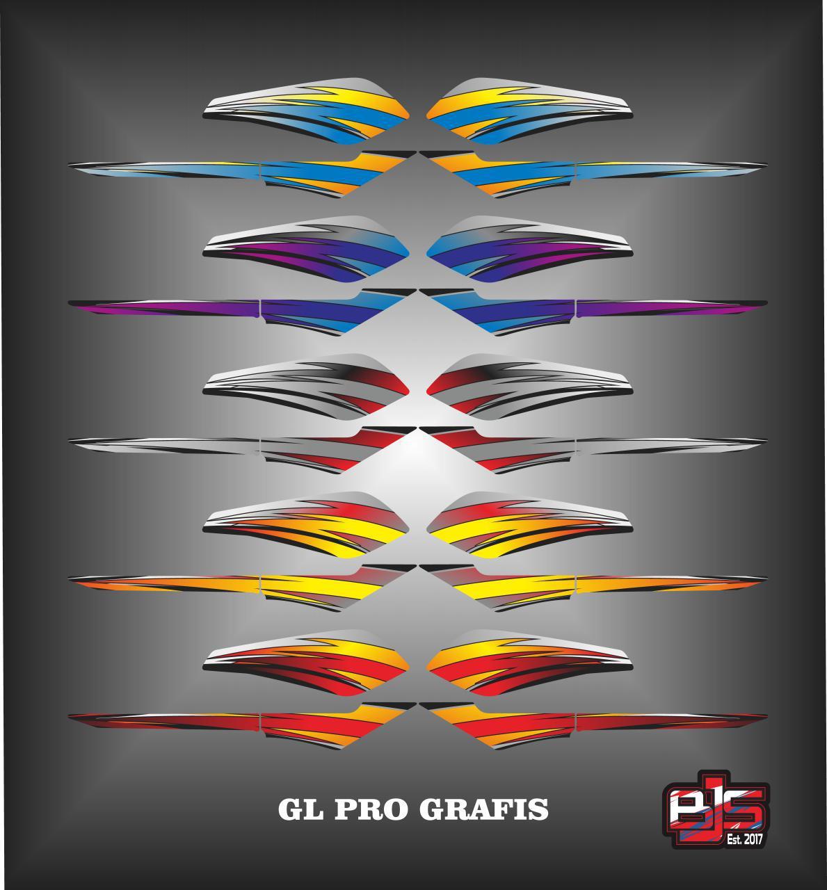 Features Stiker Striping List Motor Gl Pro Gl Max Grafis Dan Harga