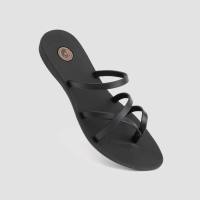 Art. Jeany Raisin Sandal Tali Wanita Anti Slip Full Karet CAMOU Nyaman