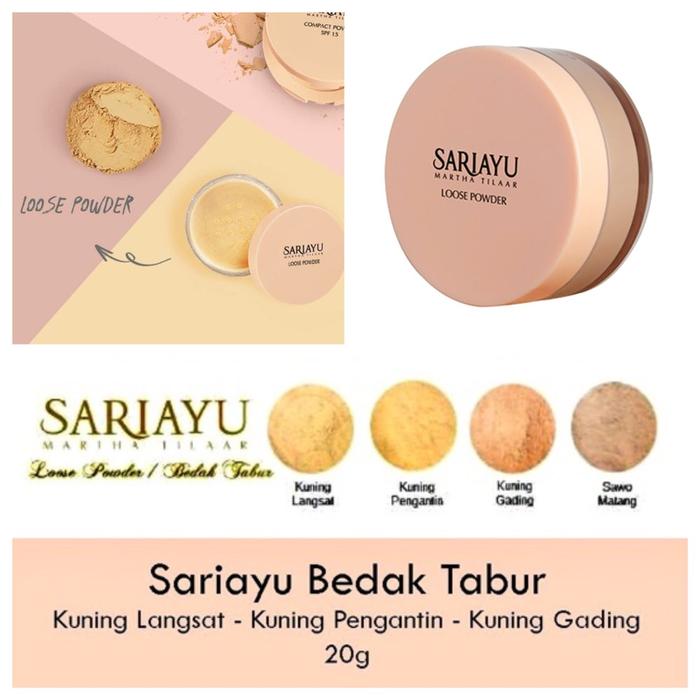 SARIAYU BEDAK TABUR- LOOSE POWDER KEMASAN BARU