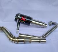 Knalpot racing Lorenzo karbon dopp for SONIC GTR CBR 150facelift vixion satria CB mx135 R15