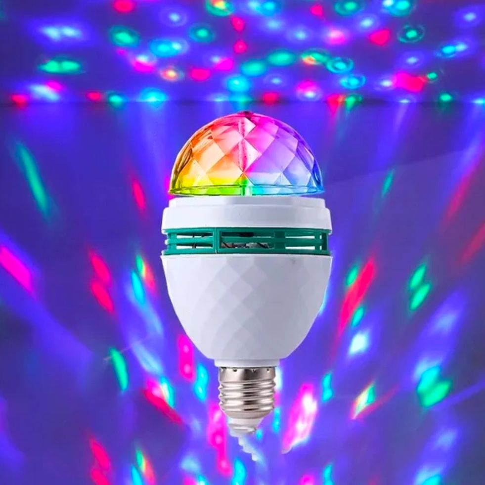 Lampu Disco Putar RGB Warna Warni