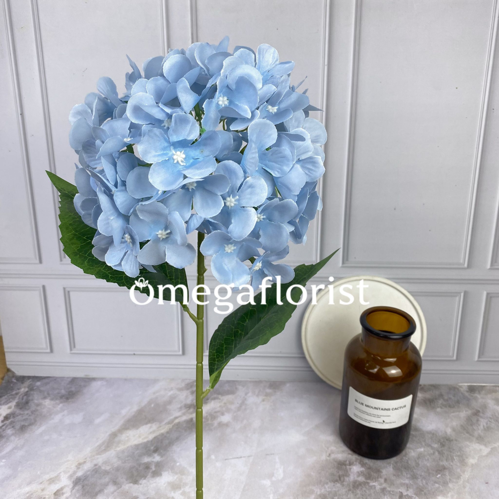 BUNGA HORTENSIA KAIN X1 TANGKAI PANJANG ARTIFICIAL - BUNGA HYDRANGEA LARGE PREMIUM HIASAN BUCKET & HANTARAN - DEKORASI PERNIKAHAN