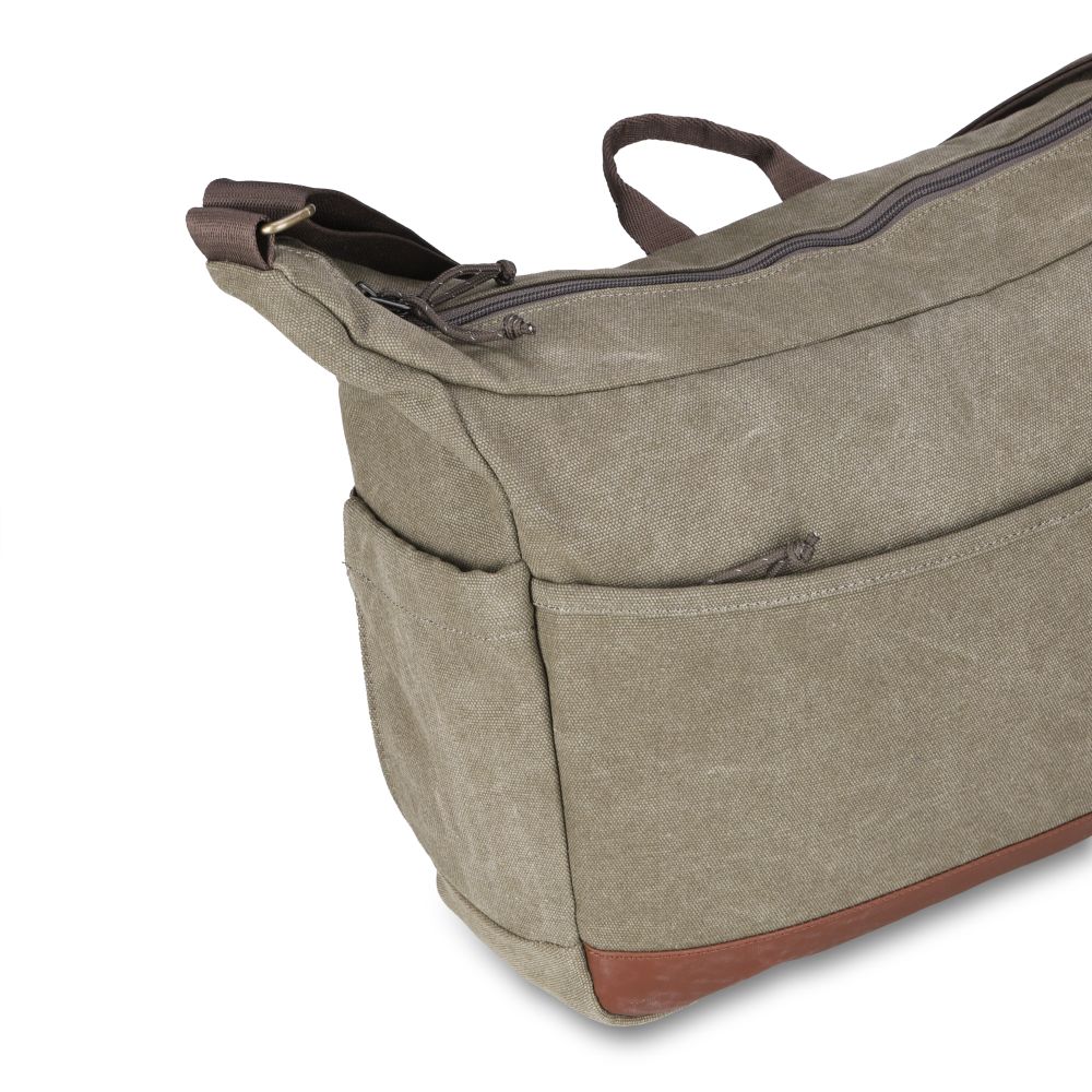 910007602 BTR CANVAS MESSENGER LAPTOP - GRE