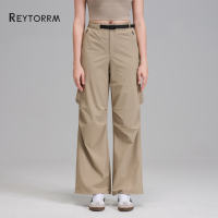 Reytorrm Celana Cargo Olahraga Jogger Pants Wanita Celana Kaki Lebar Celana Pelindung Matahari Celana Parasut Cepat Kering Celana(CK025)