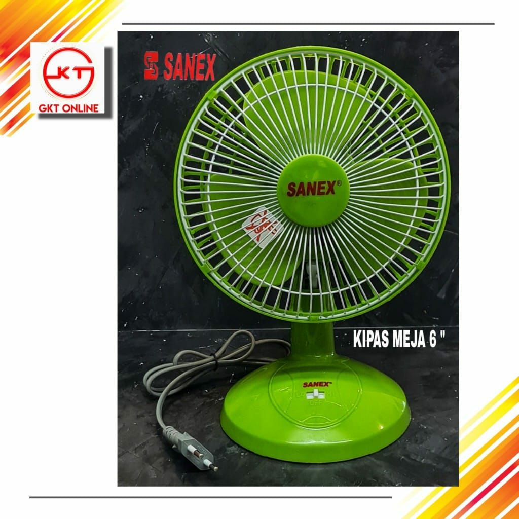 Kipas Angin Meja 6 Inch / Desk Fan Sanex / Kipas Meja Sanex